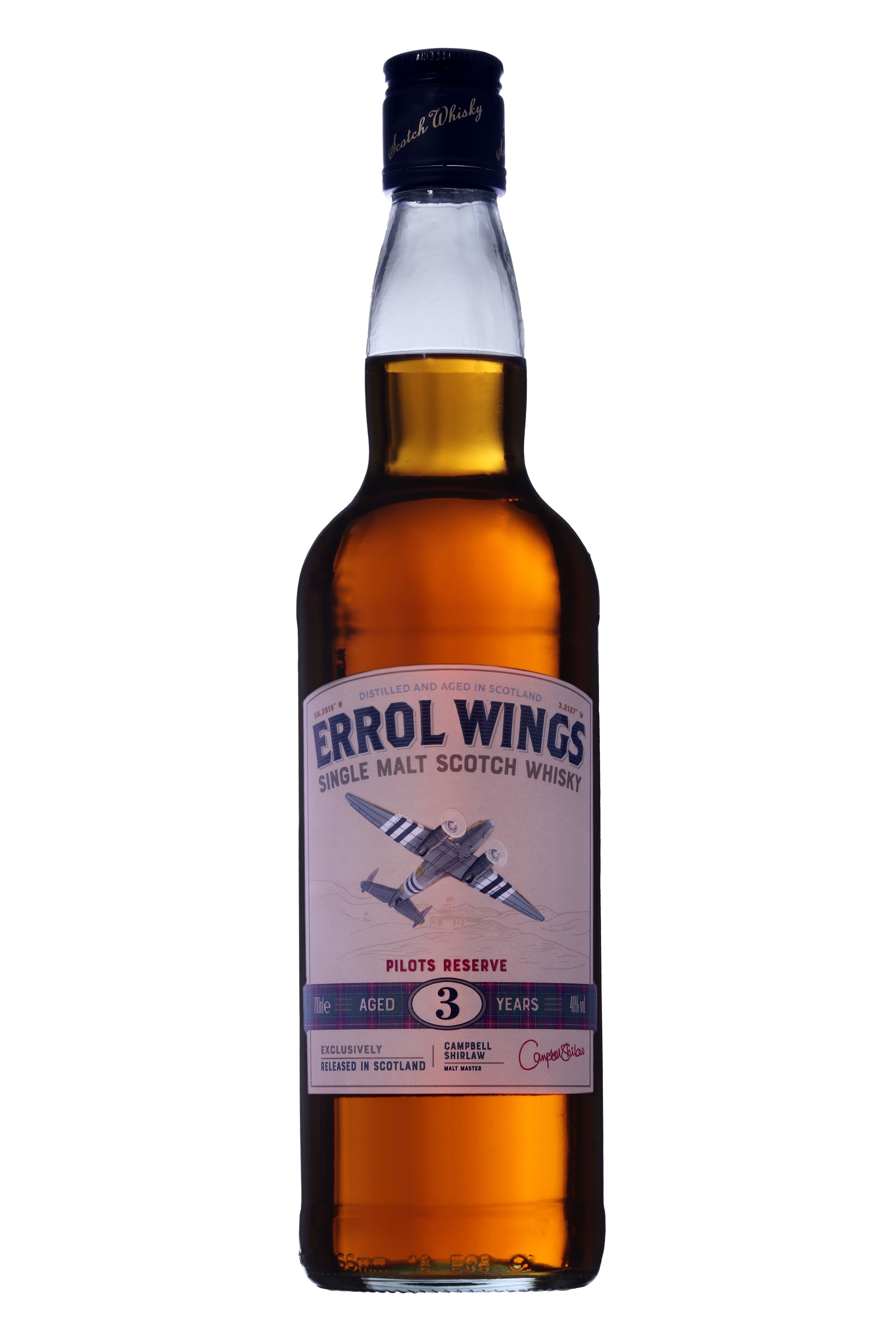 Errol Wings Single Malt — bottle