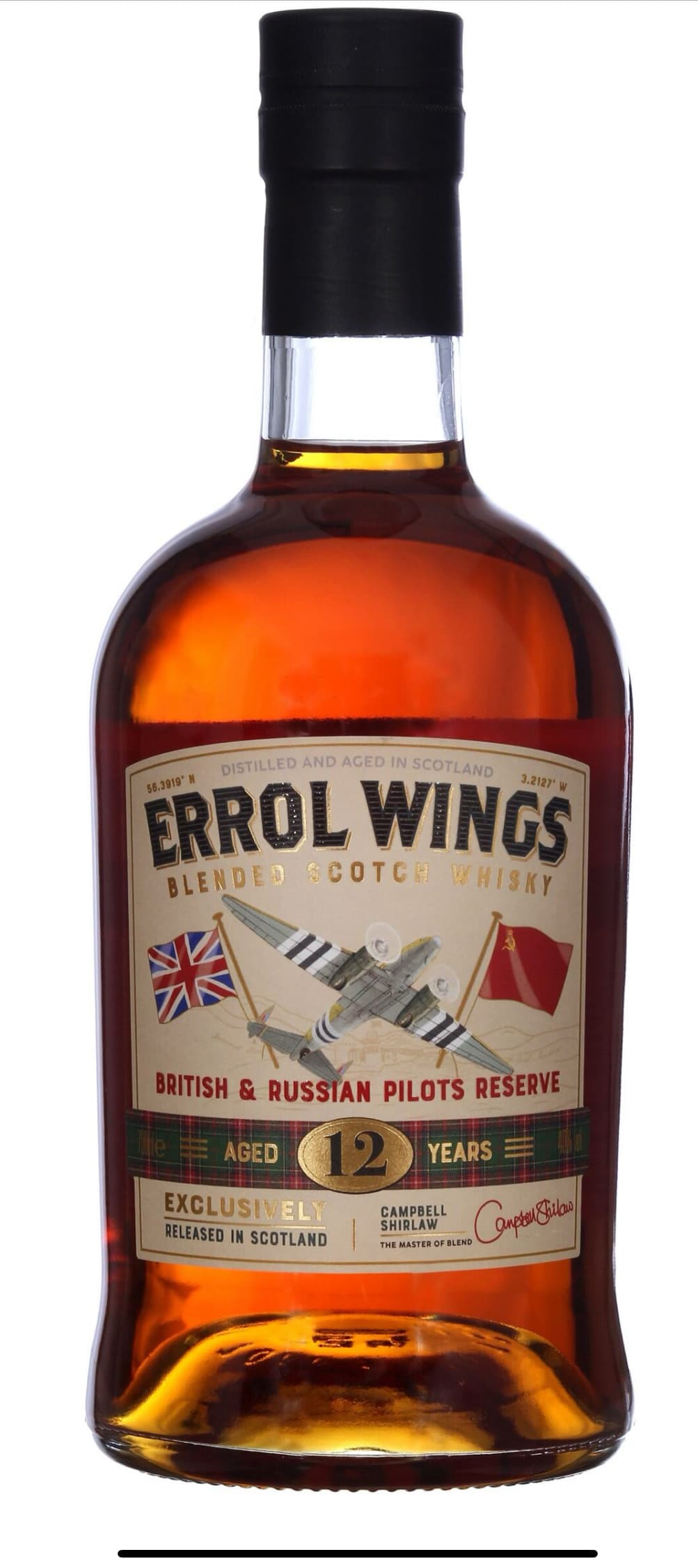 Errol Wings 12-year-old — bottle and pack